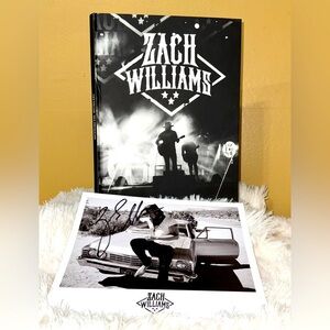 ✍️ Autographed 🎼🎤 Zach Williams Tour Photo Book